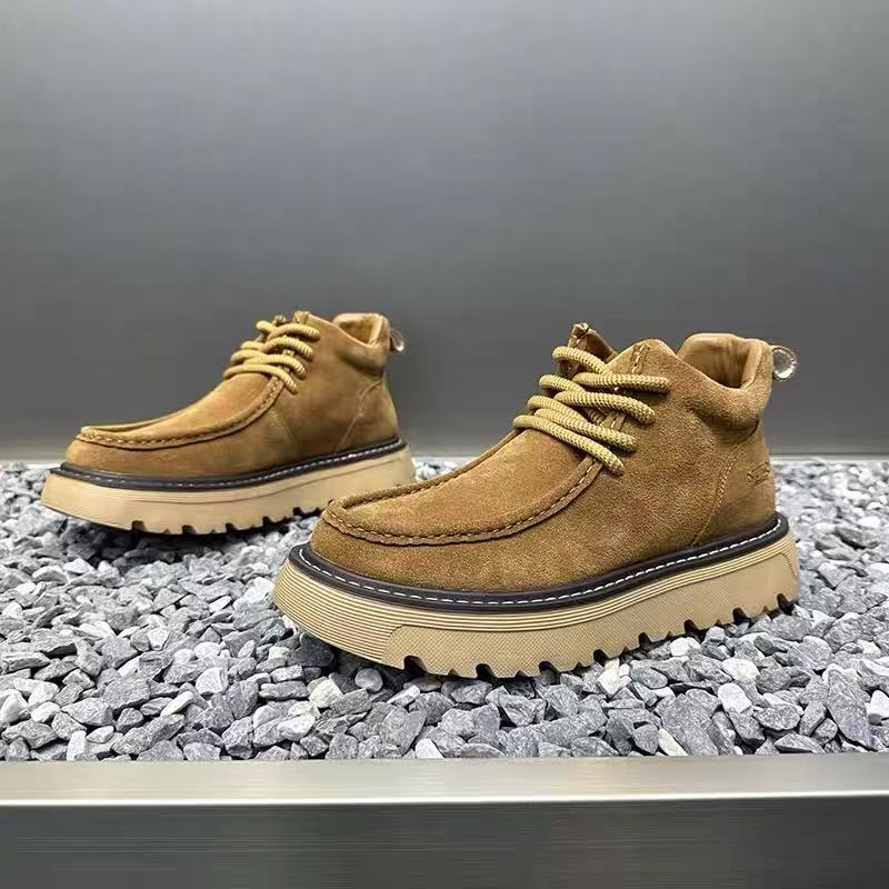 Street Fashion Walk - Botas de plataforma para hombre de