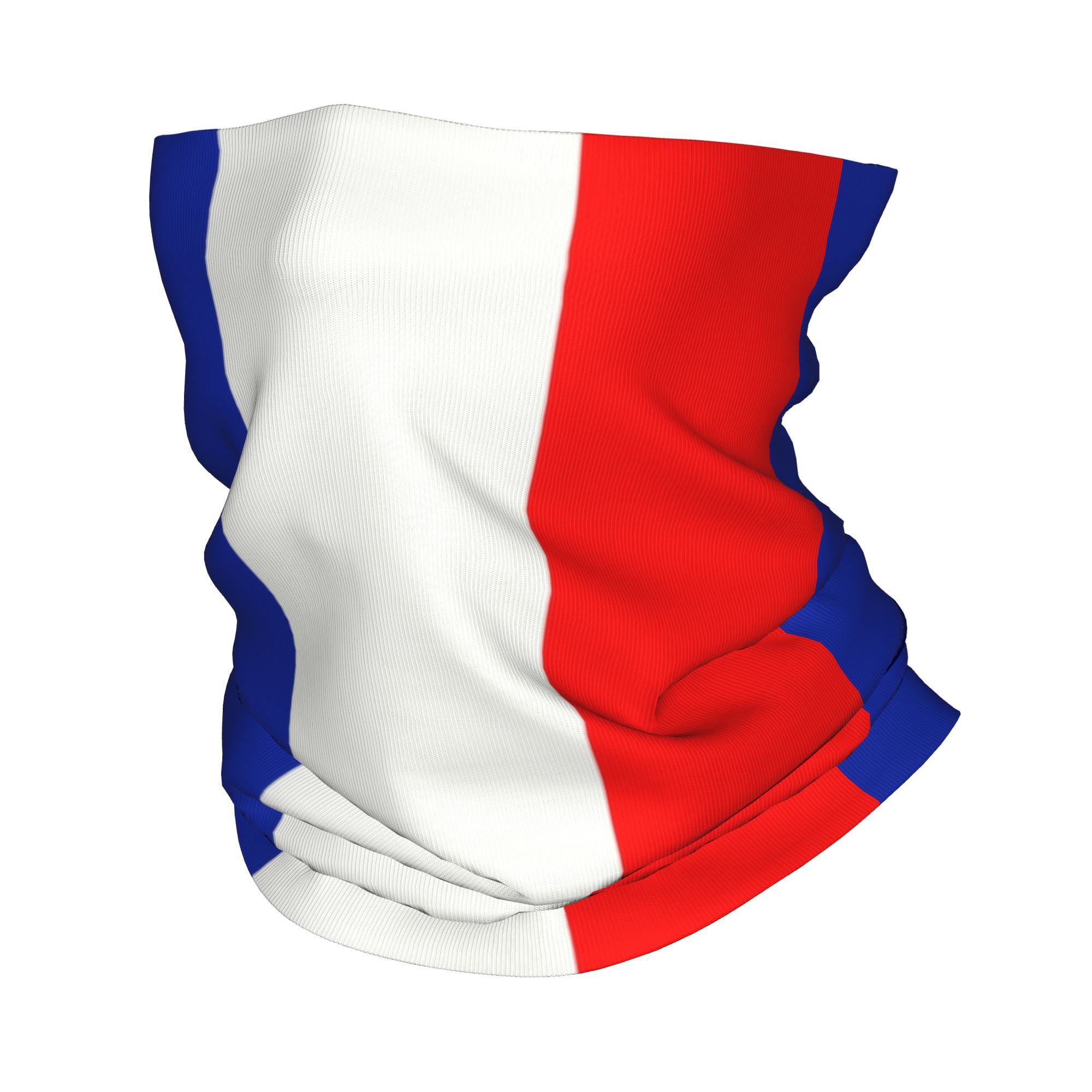 French Street Fashion - Bandana personalizada con bandera francesa para