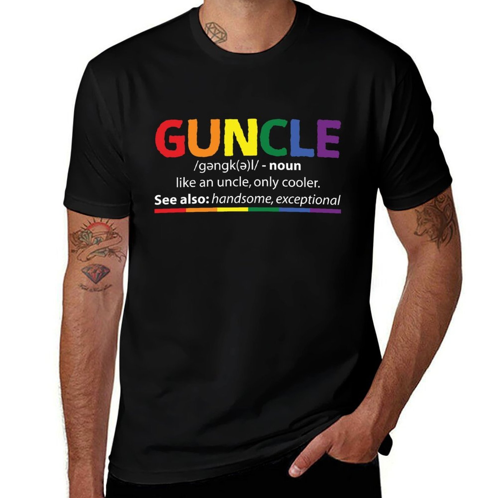 Street Fashion Definition - Camiseta Guncle con definición de tío