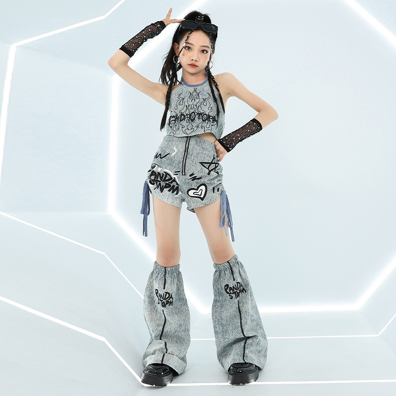 Street Fashion Outfit Girl - Pantalones vaqueros de Hip Hop para