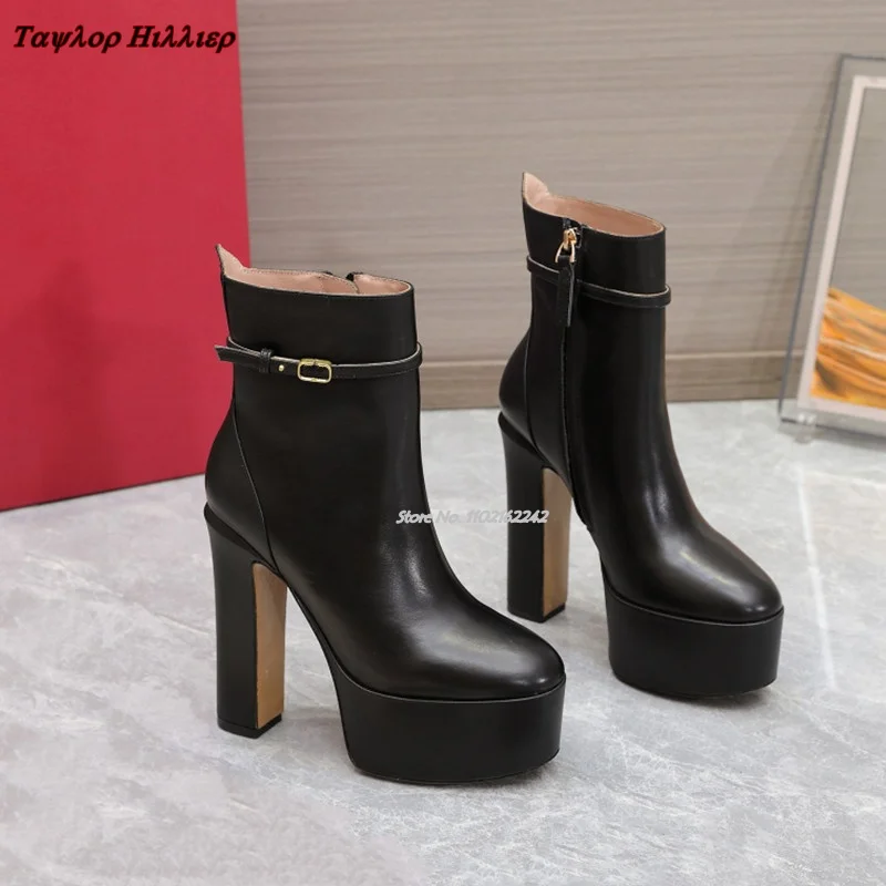 Street Fashion Luxury - Botas desnudas con plataforma impermeables para