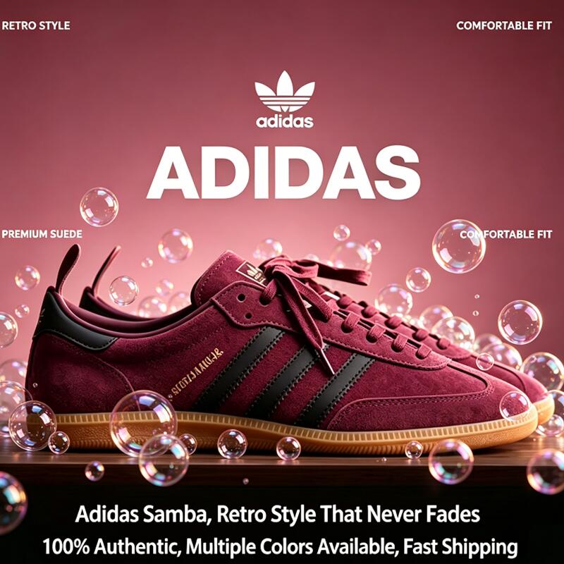 Street Fashion Hong Kong - Zapatillas Adidas Samba Trefoil unisex de