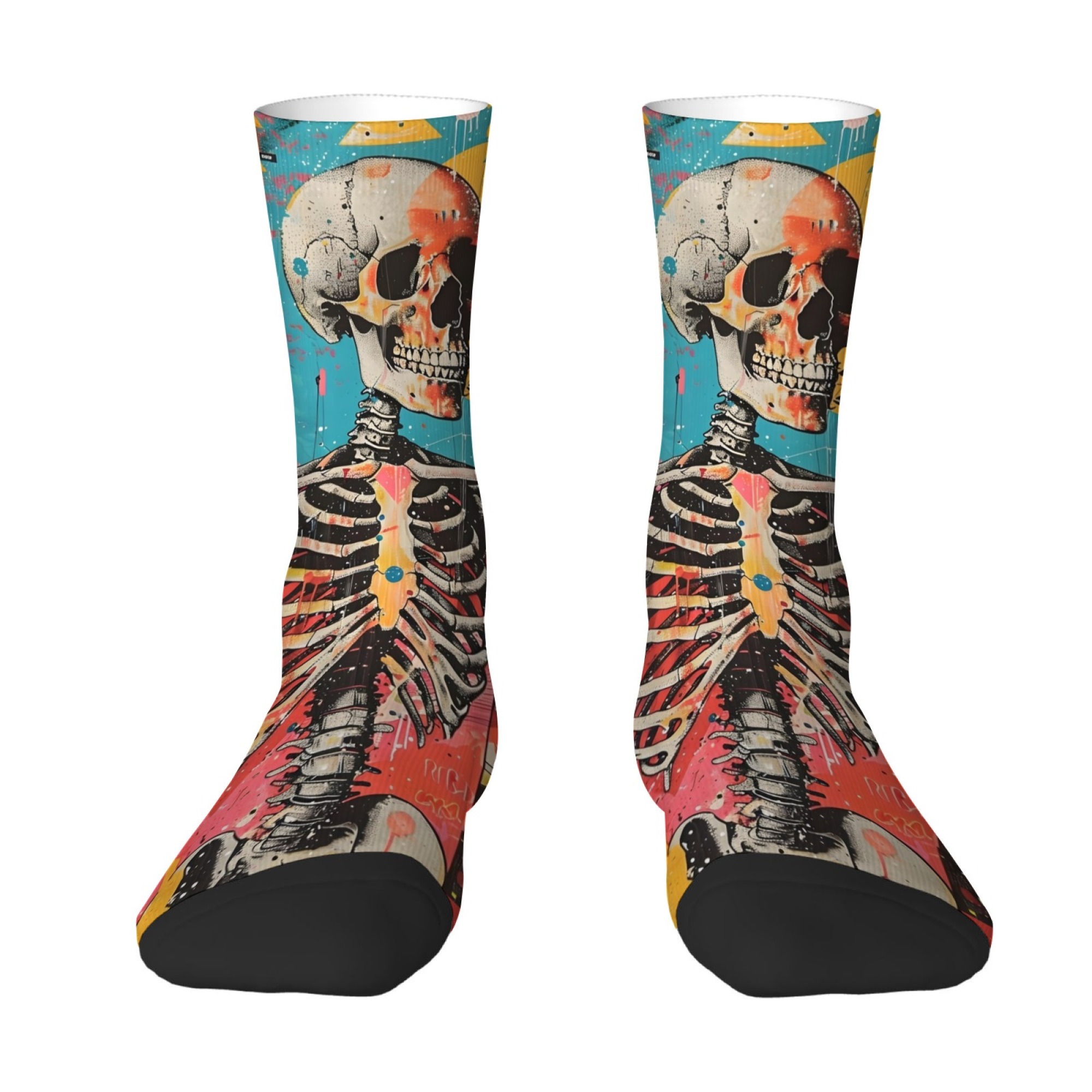 Calcetines de hombre con diseñ - Street Fashion Graffiti reseña y precio
