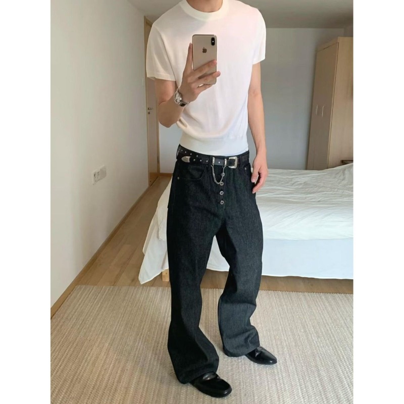 Pantalones vaqueros para hombr - Street Fashion Hong Kong reseña y precio