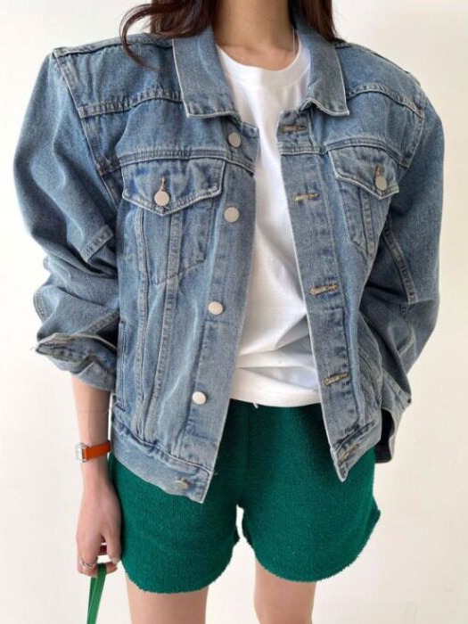 Chaqueta de Mezclilla Clásica  - Street Fashion Hong Kong reseña y precio