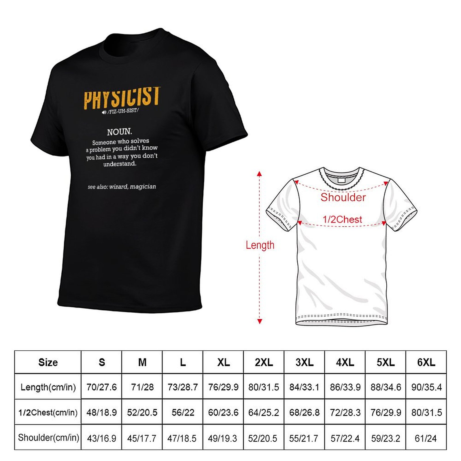 Camiseta con definición de fís - Street Fashion Definition reseña y precio