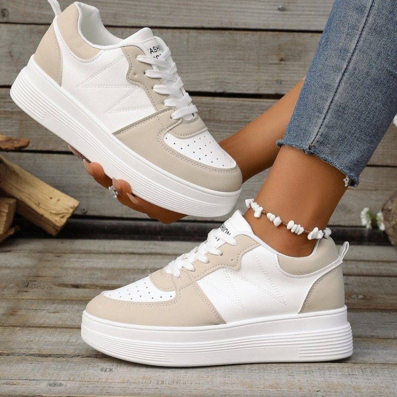 Zapatillas Deportivas de Plata - Chunky Sneaker Platform reseña y precio