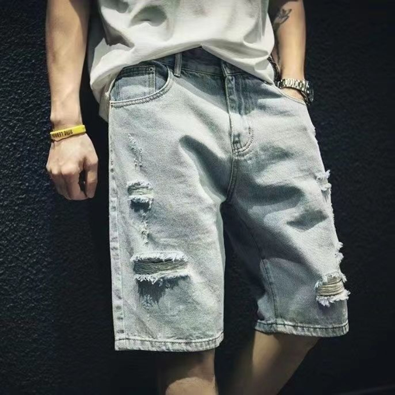 Shorts Vaqueros Rotos para Hom - Street Fashion Hong Kong reseña y precio