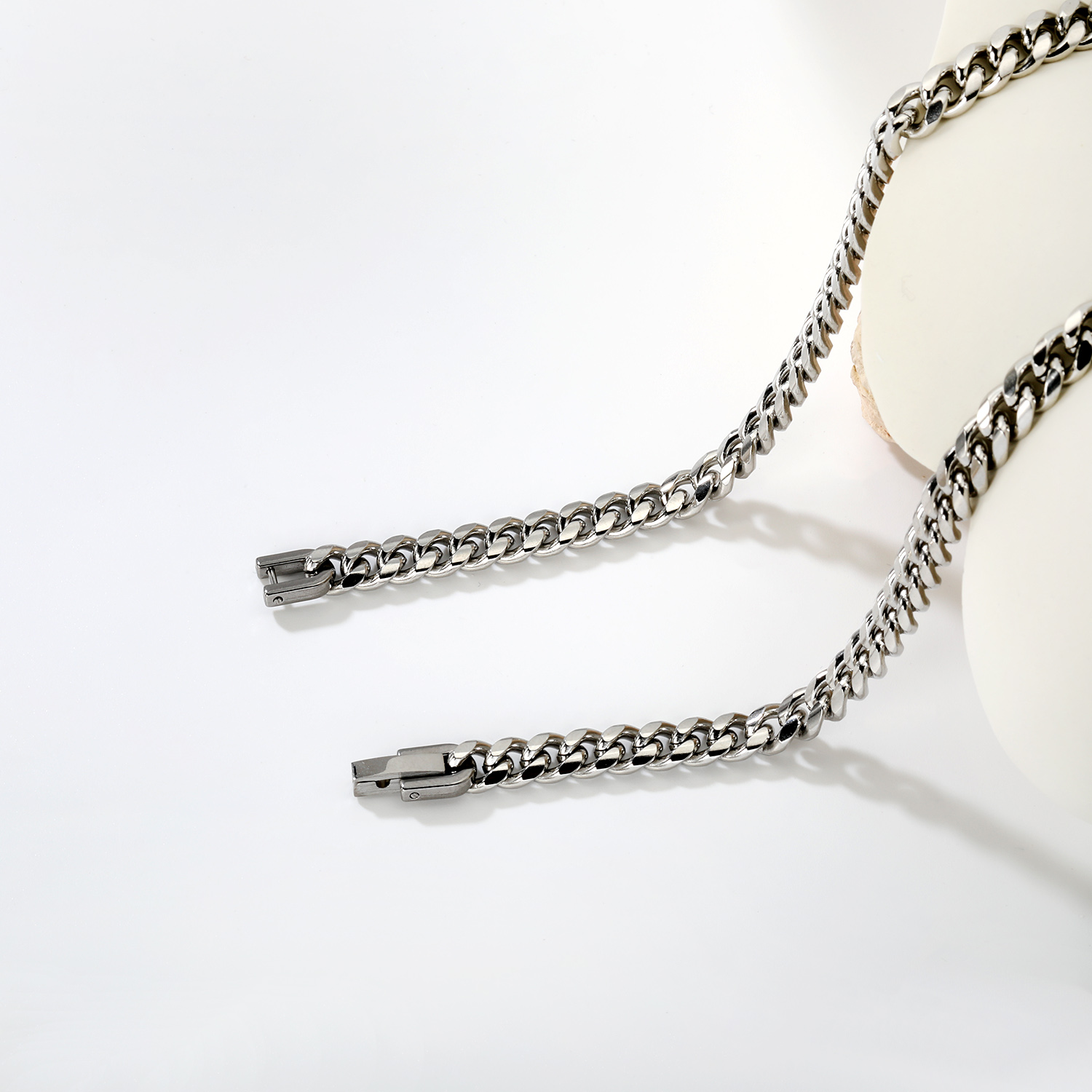 ASONSTEEL Collar de Cadena Cub - Fashion Street Singapore reseña y precio