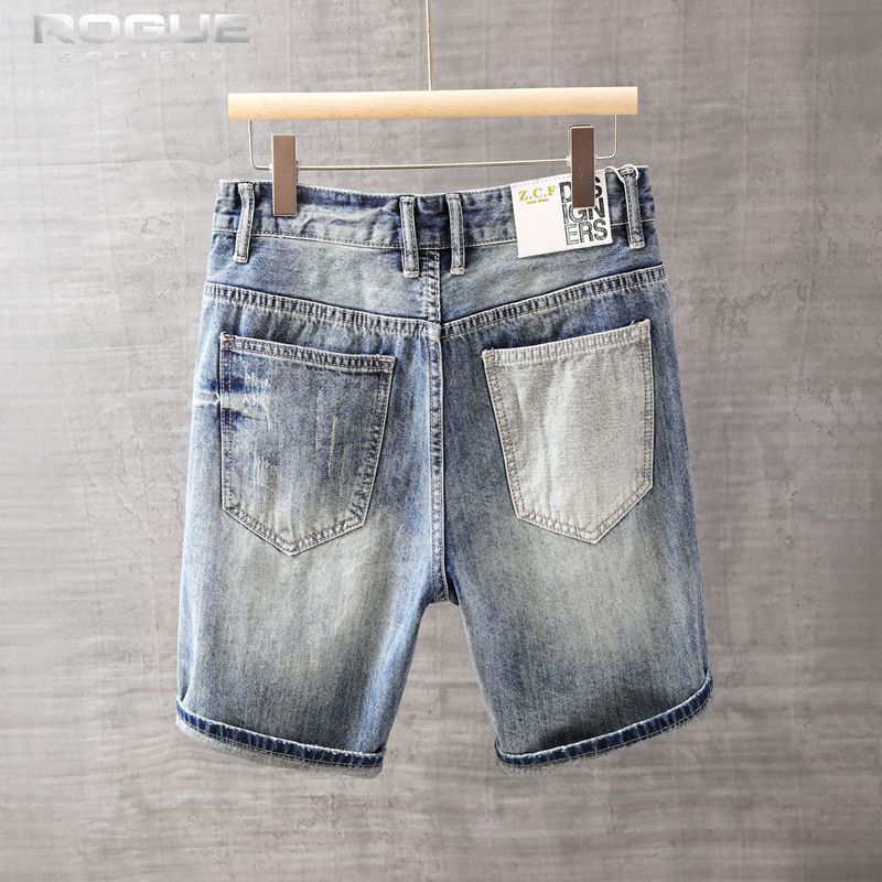 Pantalones Cortos de Mezclilla - Street Fashion Hip Hop reseña y precio