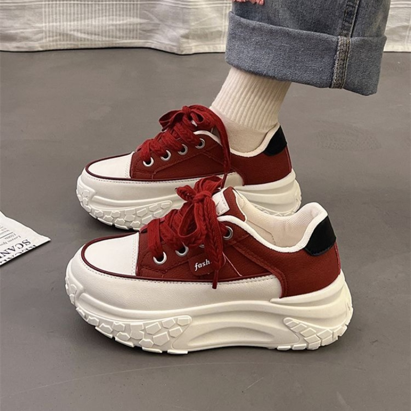 Zapatillas blancas gruesas de  - Chunky Sneaker Platform reseña y precio
