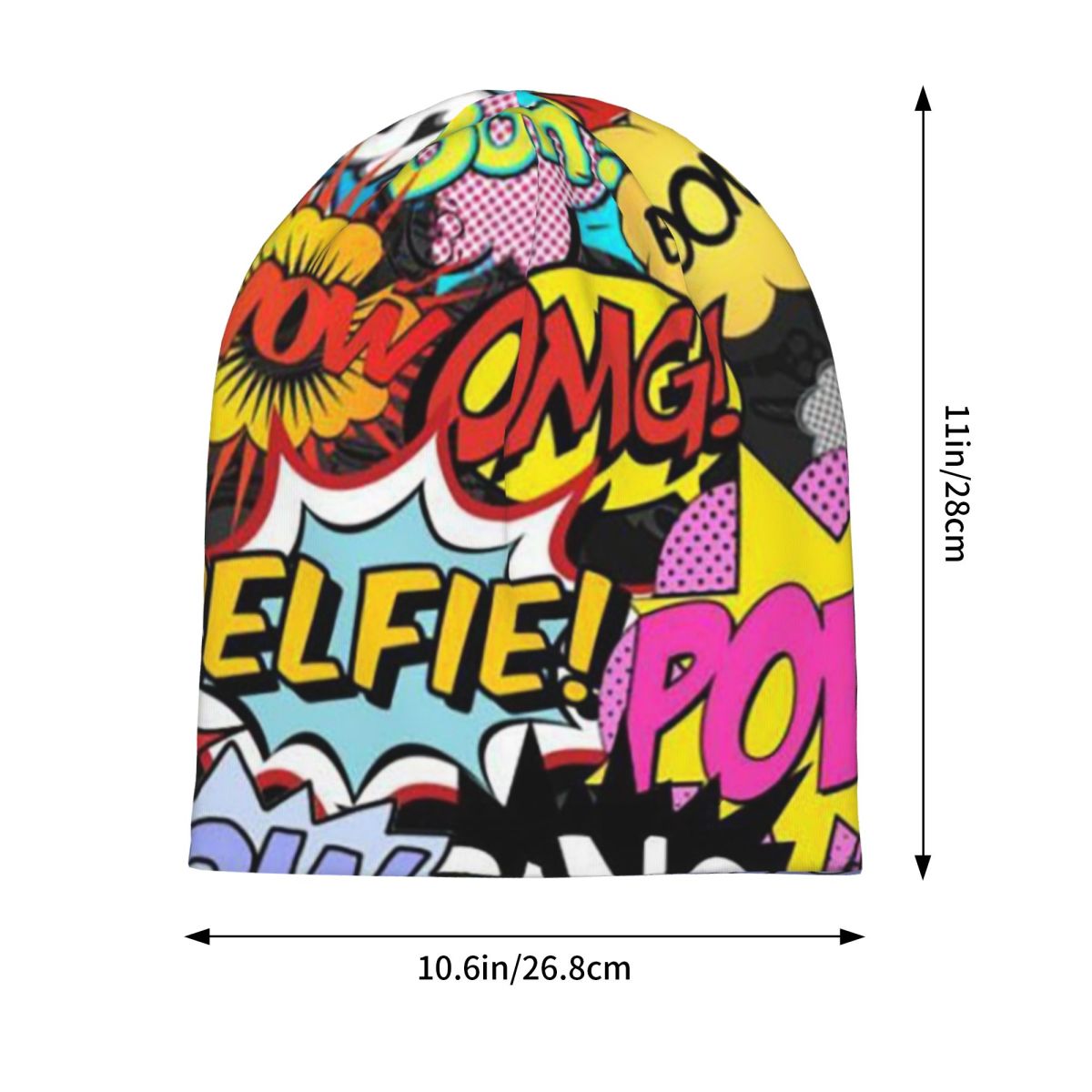 Gorro de punto cálido con dise - Street Fashion Graffiti reseña y precio