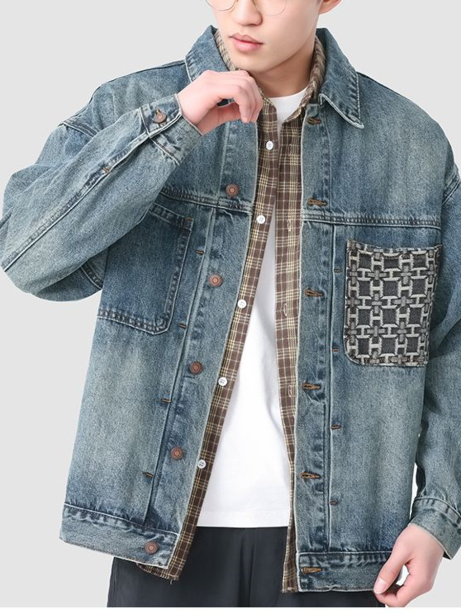 Chaqueta vaquera con bolsillo  - Street Fashion Hong Kong reseña y precio