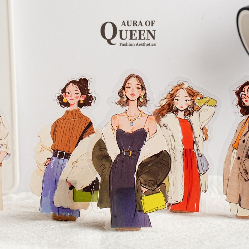 Paquete de 20 Pegatinas con Te - Street Fashion Outfit Girl reseña y precio