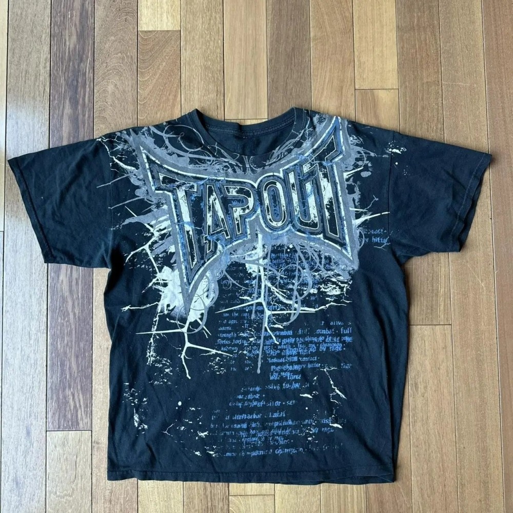 Camiseta de Manga Corta con Es - Street Fashion Graffiti reseña y precio