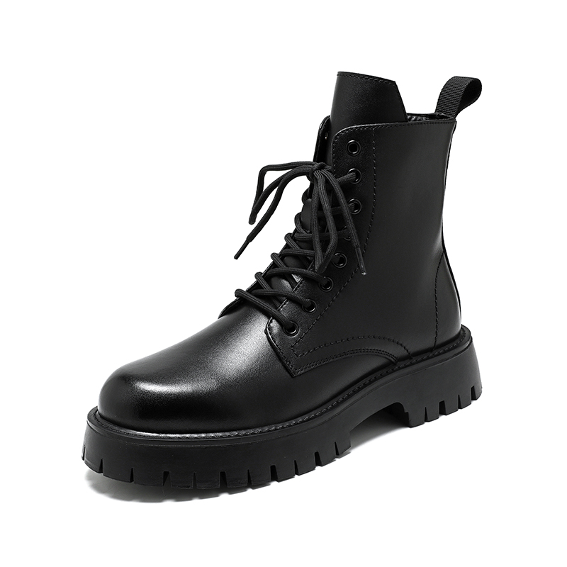 Botas de cuero genuino de lujo - Street Fashion Luxury reseña y precio
