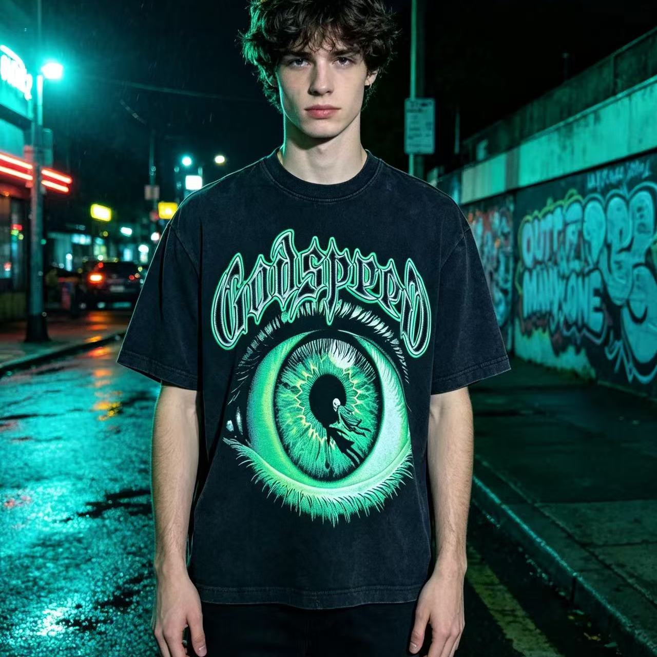 Camiseta Godspeed Vintage de A - Street Fashion Walk reseña y precio