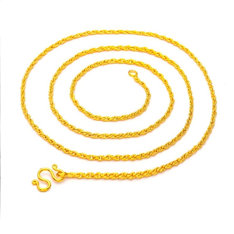 Collar chapado en oro de 24 qu - Fashion Street Singapore reseña y precio