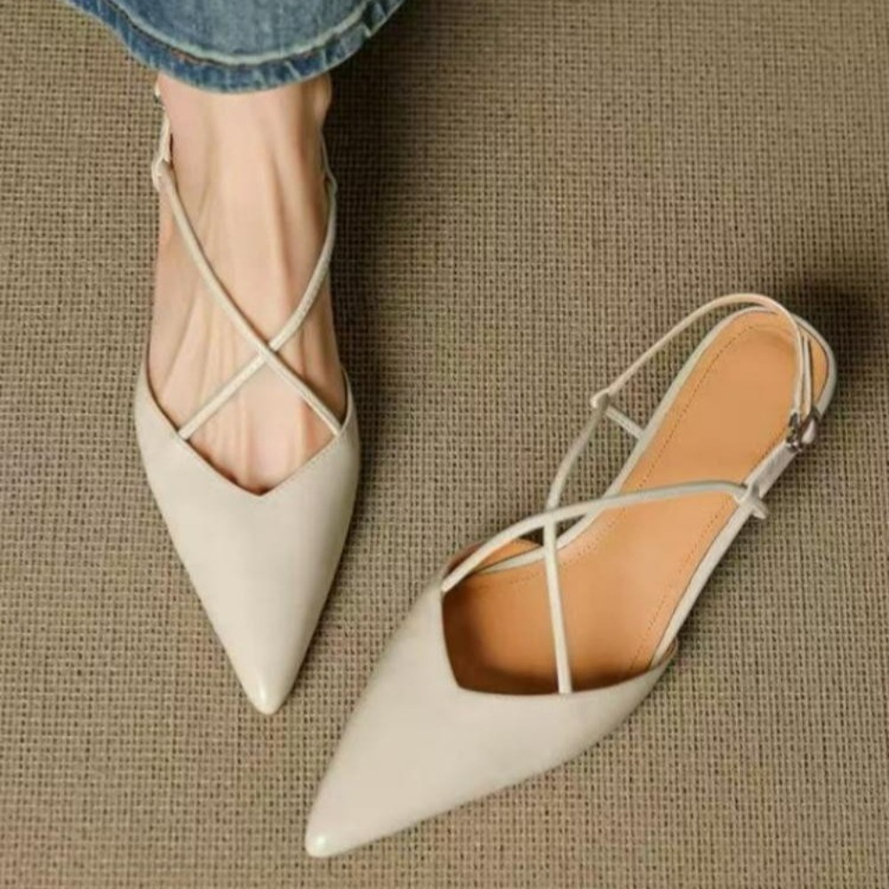 Zapatos de Tacón Bajo con Punt - French Street Fashion reseña y precio