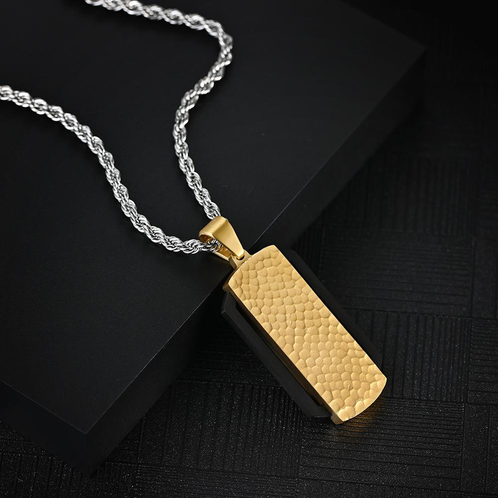 Collar con colgante de rayas y - Fashion Street Singapore reseña y precio