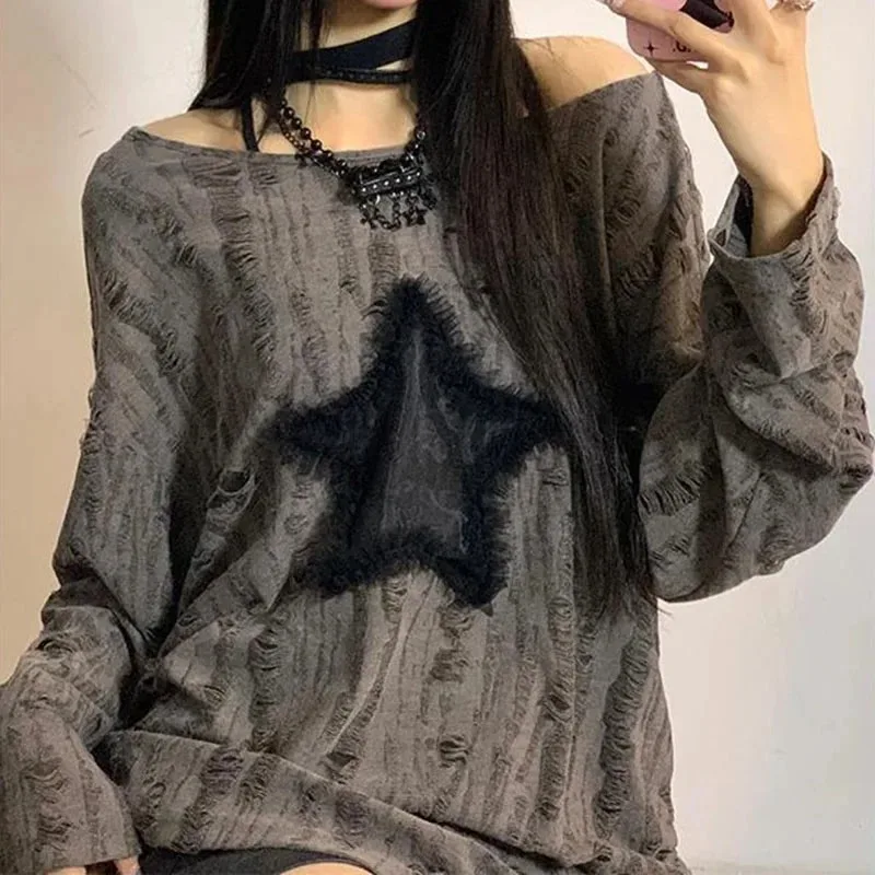Camiseta Y2K con estampado de  - Street Fashion Kpop reseña y precio