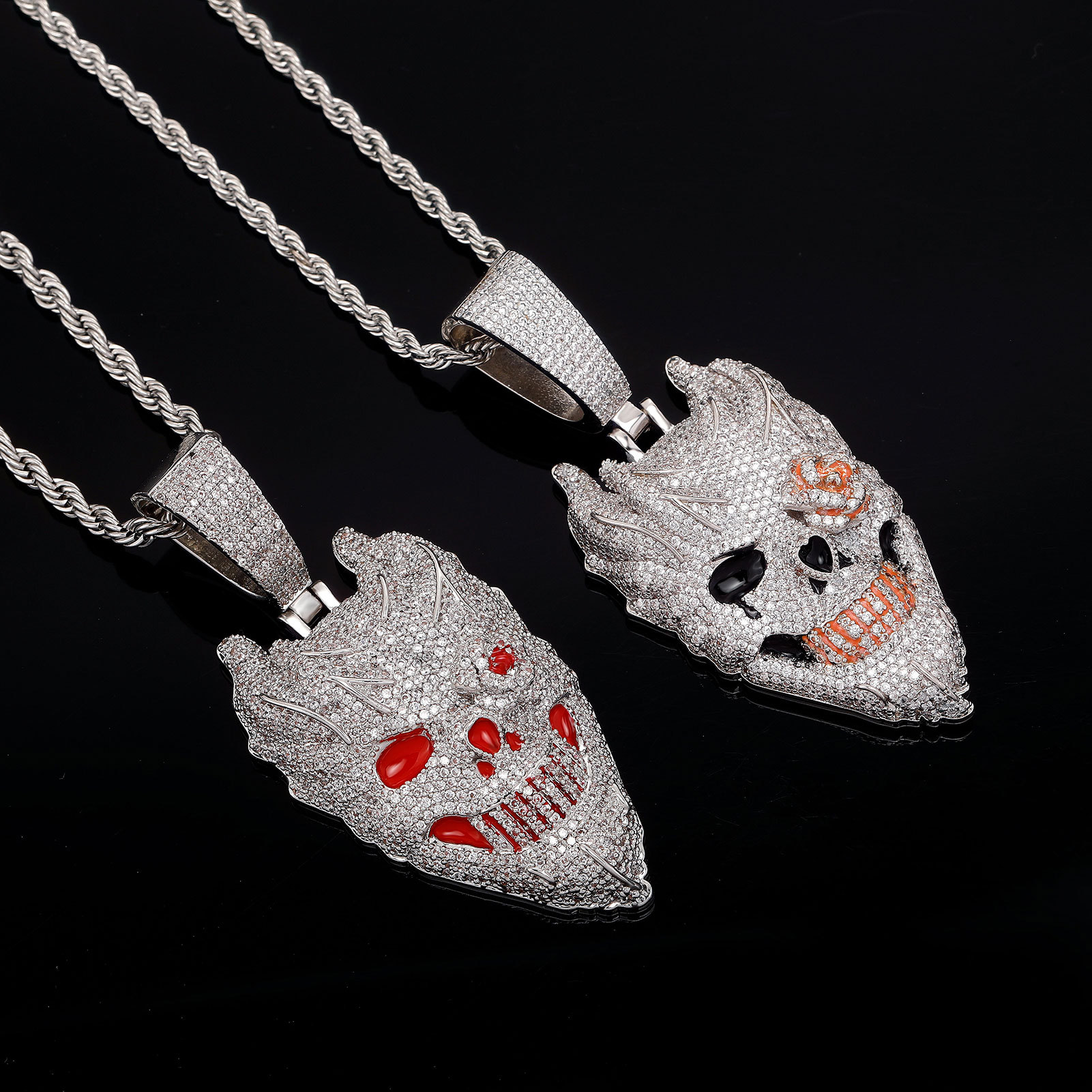 Collar con Colgante de Calaver - Fashion Street Singapore reseña y precio