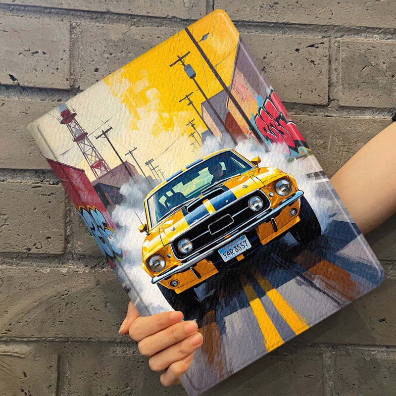 Amarillo Mustang Street Graffi - Street Fashion Graffiti reseña y precio