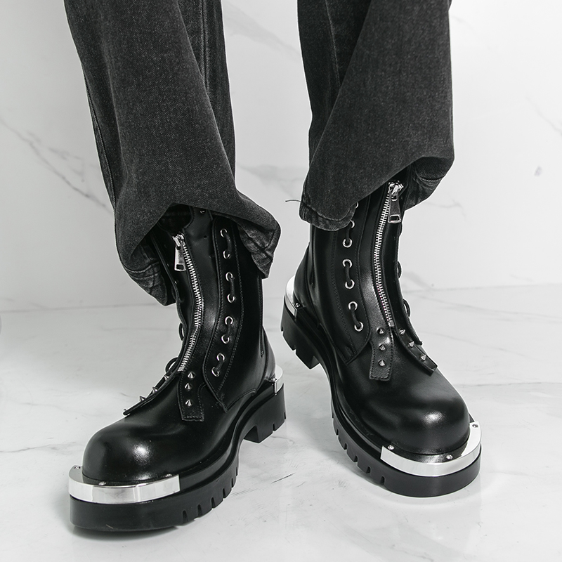 Botas de suela gruesa para hom - Street Fashion Walk reseña y precio