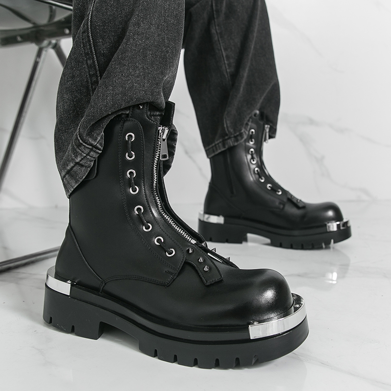 Botas de suela gruesa para hom - Street Fashion Walk reseña y precio