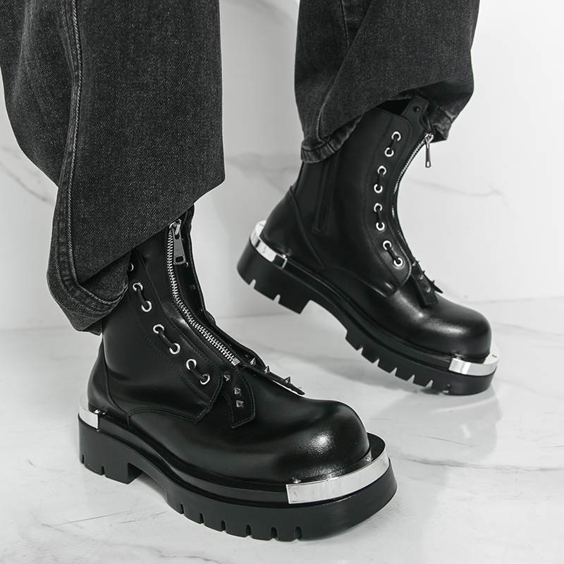 Botas de suela gruesa para hom - Street Fashion Walk reseña y precio