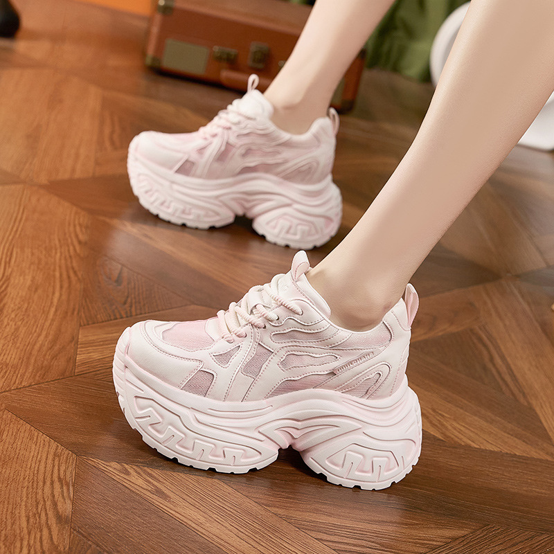 Zapatillas Deportivas de Plata - Chunky Sneaker Platform reseña y precio