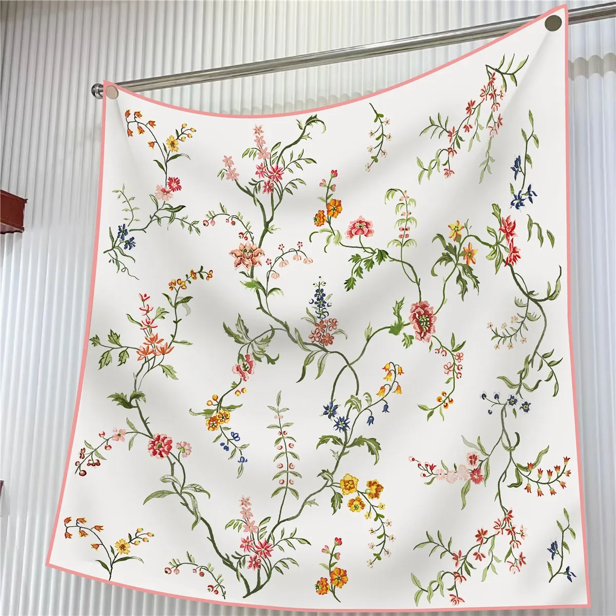 Bufanda de pájaro floral franc - French Street Fashion reseña y precio