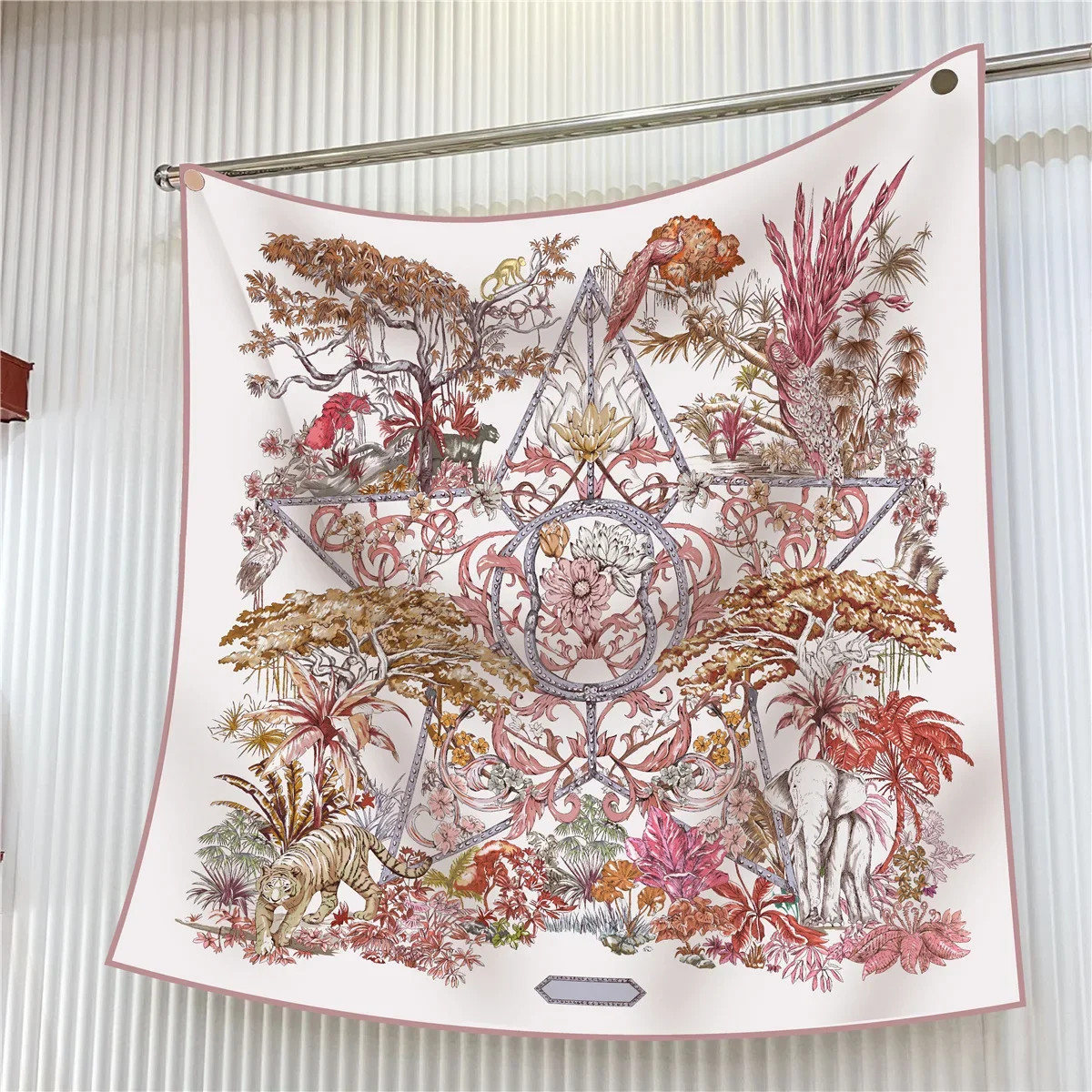 Bufanda de pájaro floral franc - French Street Fashion reseña y precio