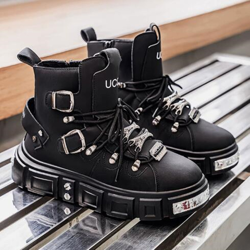 Zapatillas de moda negras con  - Street Fashion Luxury reseña y precio